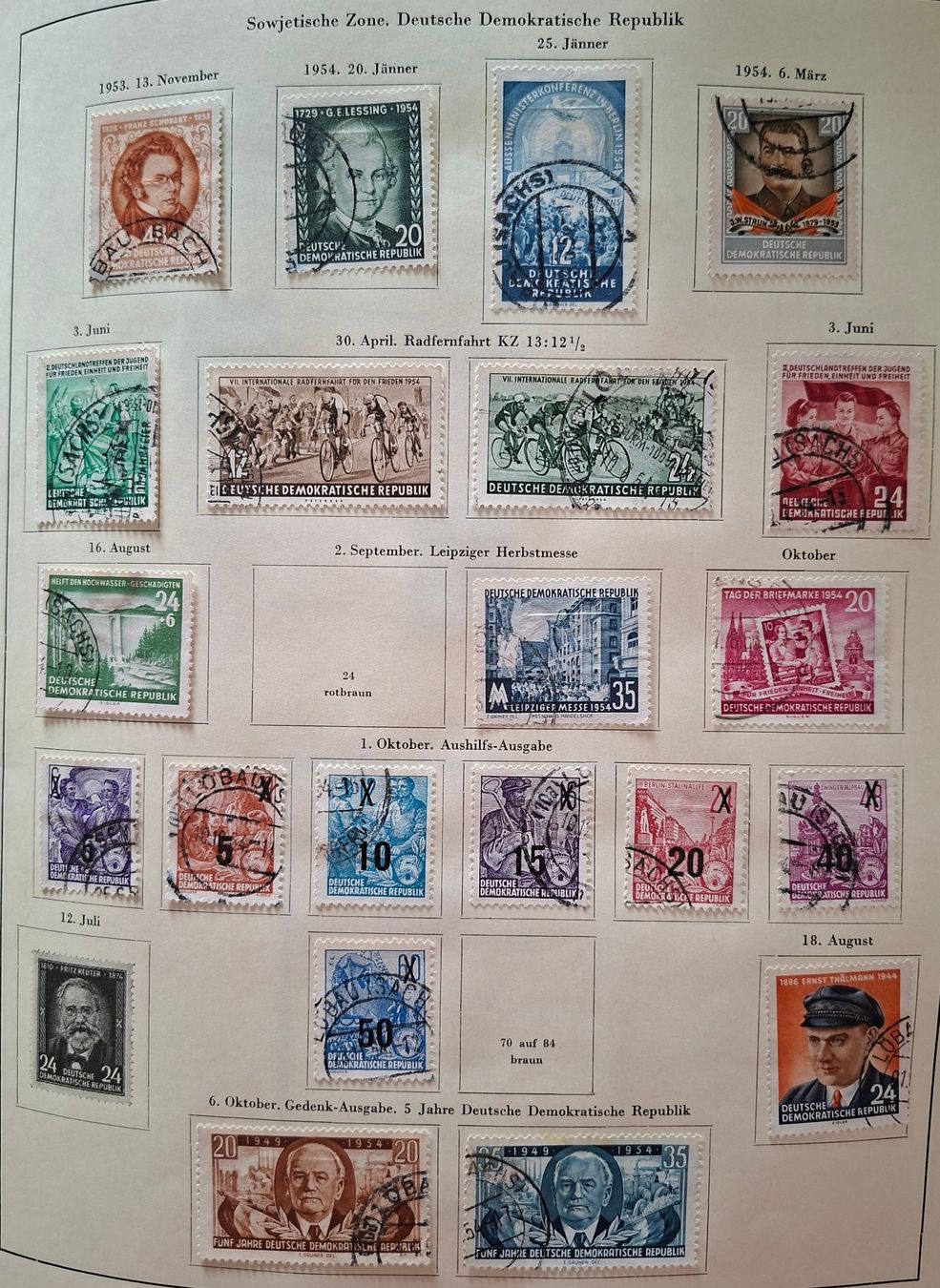 Tutti i francobolli: Briefmarken DDR – Usato da Dotzigen venduto da ser_8hp9