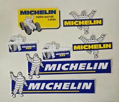 7 Stk. Sticker Aufkleber Michelin Autocollants