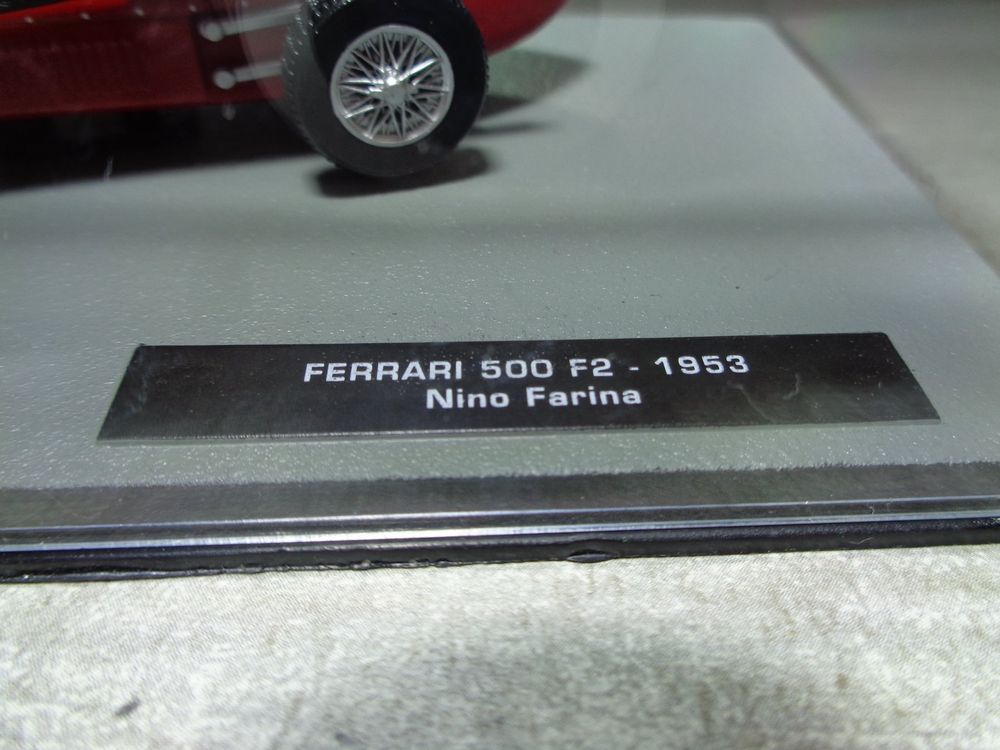 A collectible scale model Ferrari 500 F2 from Altaya F1