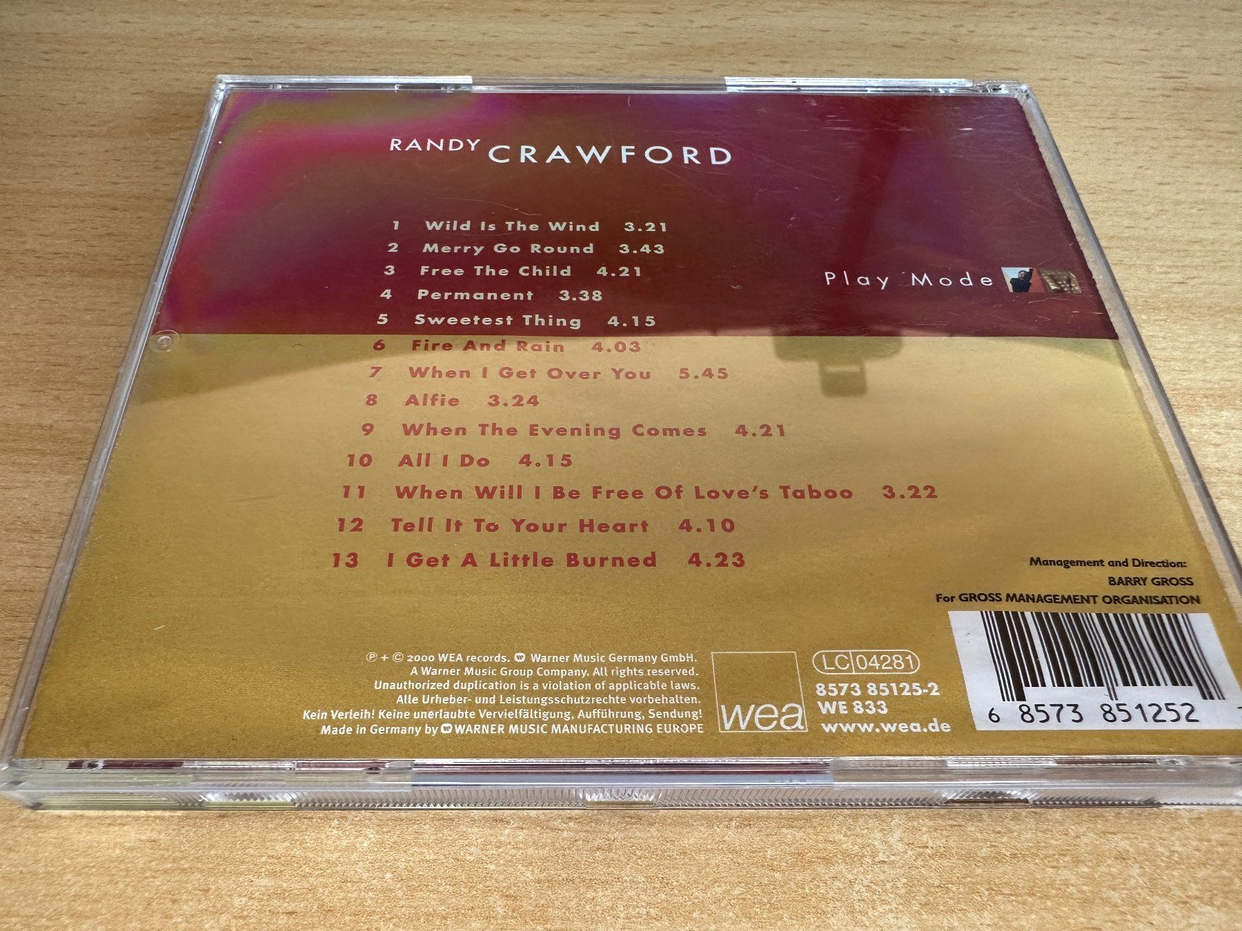 CD: Randy Crawford – Play Mode – Usato da Rikon im Tösstal venduto da Alpenmutz 1