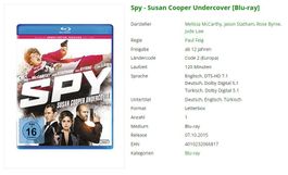 Spy - Susan Cooper Undercover (Blu-ray)