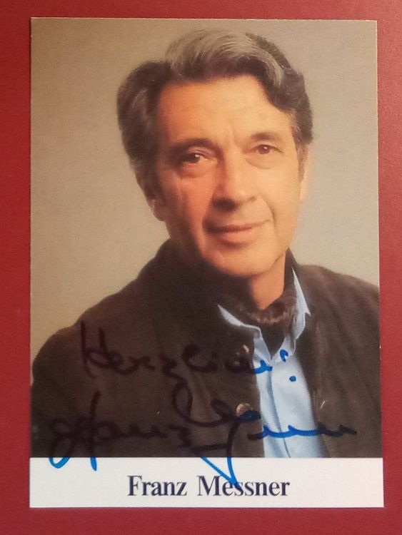 Franz Messner Autogramm signiert Fotopostkarte 10x15cm Kaufen auf Ricardo