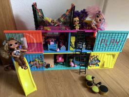 LOL Surprise Container-Haus mit Puppen & Zubehör, top Zustan