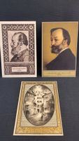 Gottfried Keller, 3 alte Ansichtskarten, Rarität!