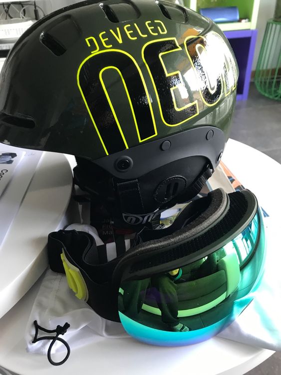 Snowboard Mask + Helmet 54/56 , masque + casque de snowboard Comprare