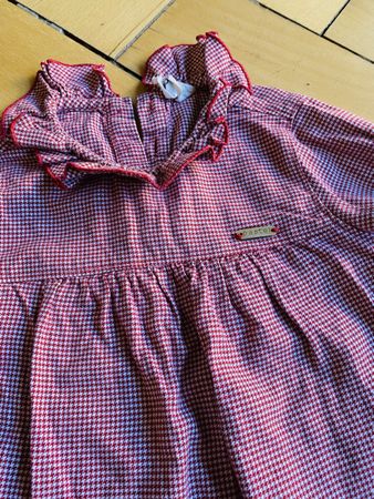 Süsse Vichy-Caro-Bluse 