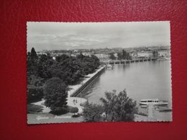 AK Geneve Panorama s/w Karte