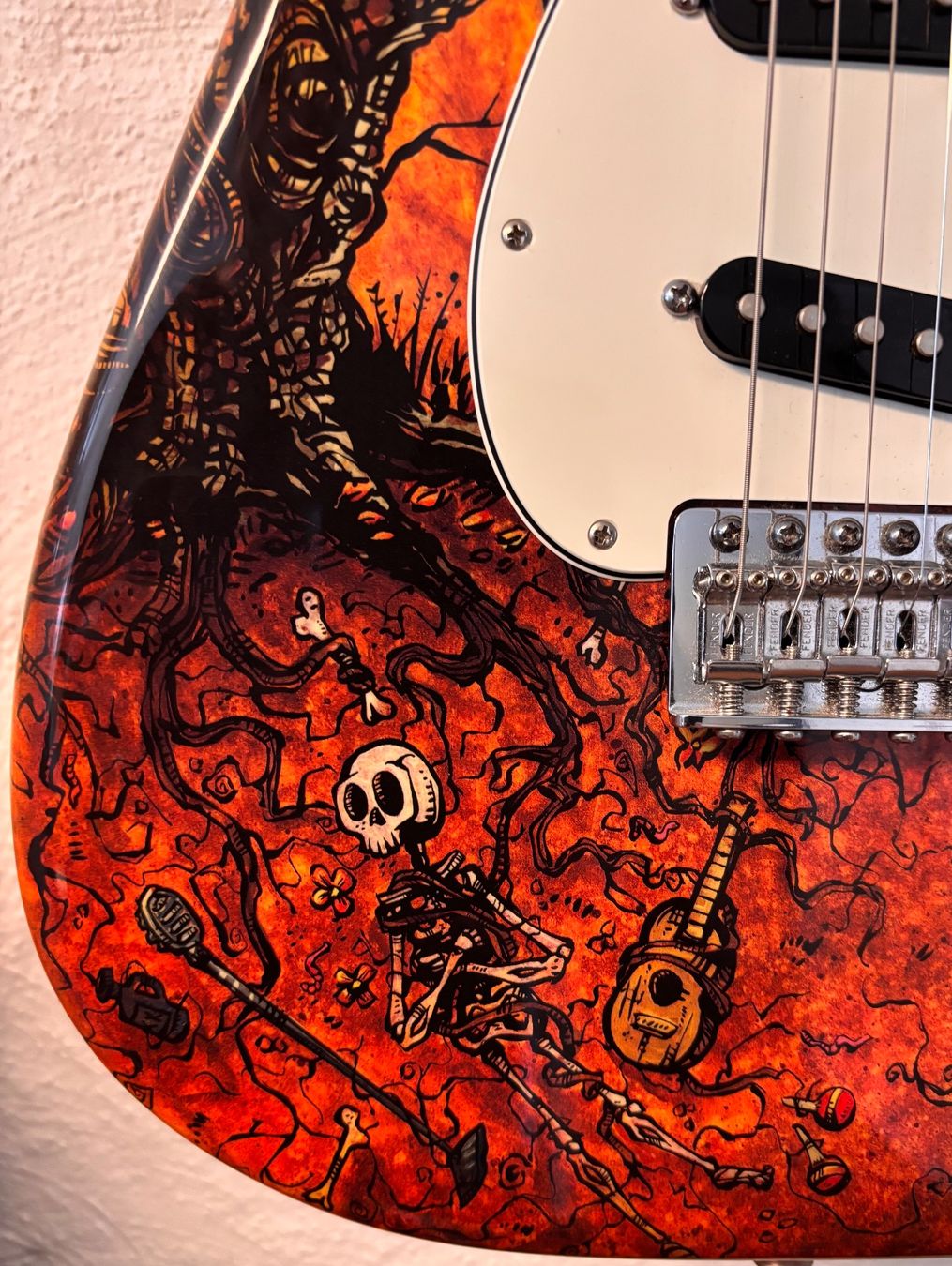Fender Instruments de musique: Fender Special Edition David Lozeau Art Stratocaster 2016 – D'occasion à Buch SH par JTThomas 2