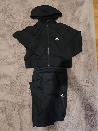 ADIDAS Set Sweatpants and Zipped Sweatshirt XS S