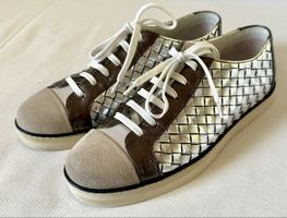 Bottega Veneta silberne Pelle S.Gomm 39