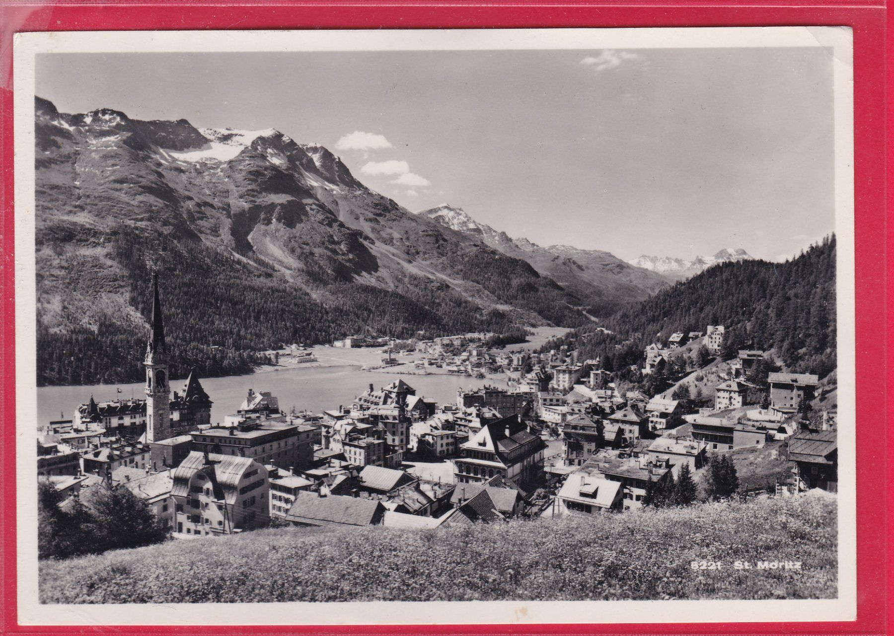 Cartoline postali: ST.MORITZ, 13.7.1952 – Usato da Oberrieden venduto da Gebirgsstelze
