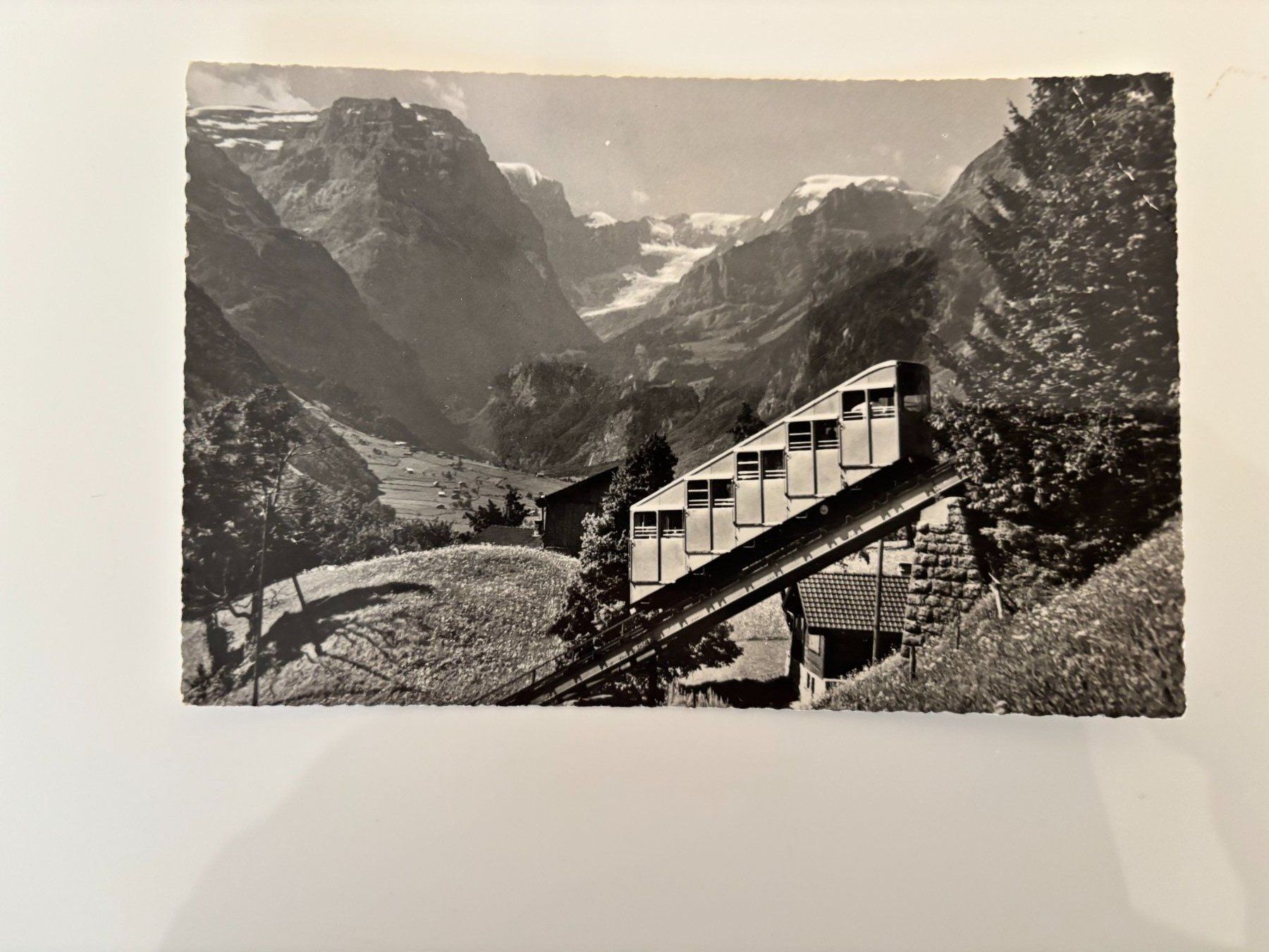 Ansichtskarten: Zahnradbahn Braunwald – Gebraucht aus Einsiedeln von maerkli58