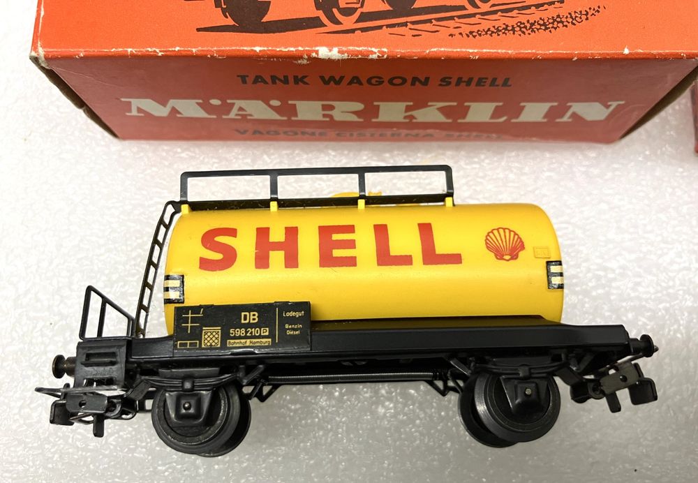 Märklin Modelleisenbahnen: märklin 4515/02 - 4602/05: 4x Güterwagen SBB K3 - Shell... – Gebraucht aus Thun von retoolinoo 1