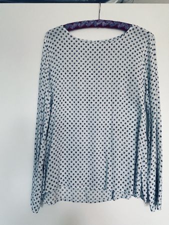 Viskose Bluse  mit losem Schnitt Gr. 38/40