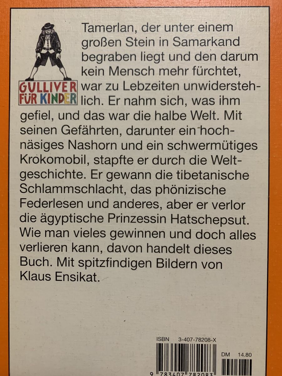 Libri: Taschenbuch "Tamerlan" – Usato da Meilen venduto da Flockenwirbel 1