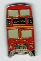 Plaketten & Abzeichen: London Doppeldeckerbus – Gebraucht aus Hinterkappelen von Schampus