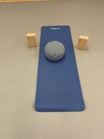 Set Meditation Matte mit 1 Sitzkissen und 2 stütz Würfel