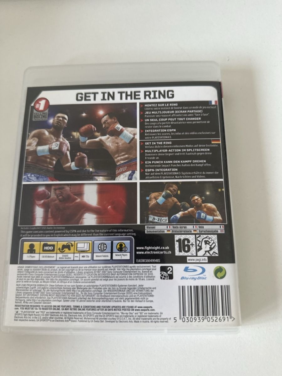 Sony Giochi: Fight Night Round 3 / PS3 Spiel – Usato da Oberengstringen venduto da sasej 2