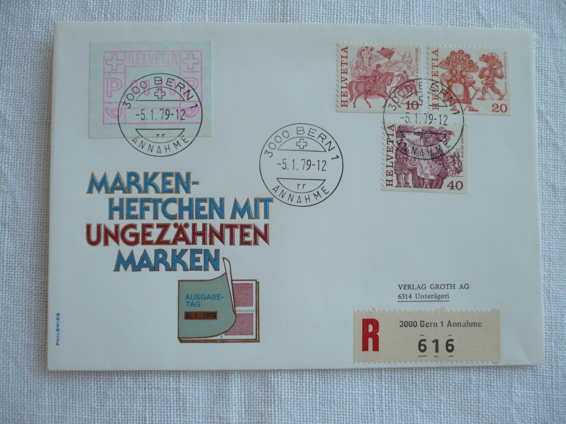 Tous les timbres: 1979 FDC aus Markenheftchen – D'occasion à Zürich par saltandpepper008