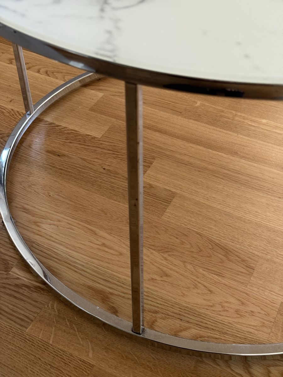 Tische: Couchtisch Weiss/Silber – Gebraucht aus Kreuzlingen von rom_p6vs 2