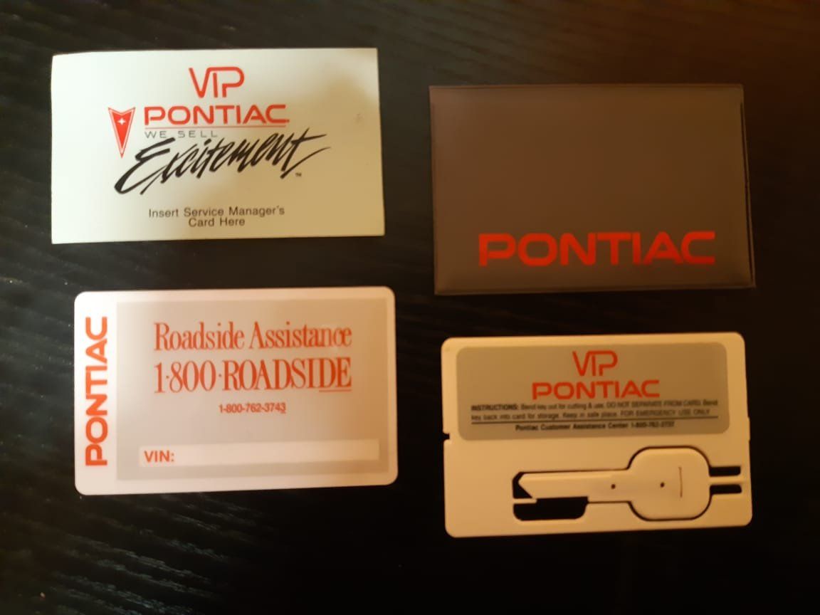 Pontiac Documenti: Pontiac special Cards – Usato da Dulliken venduto da Airliner2