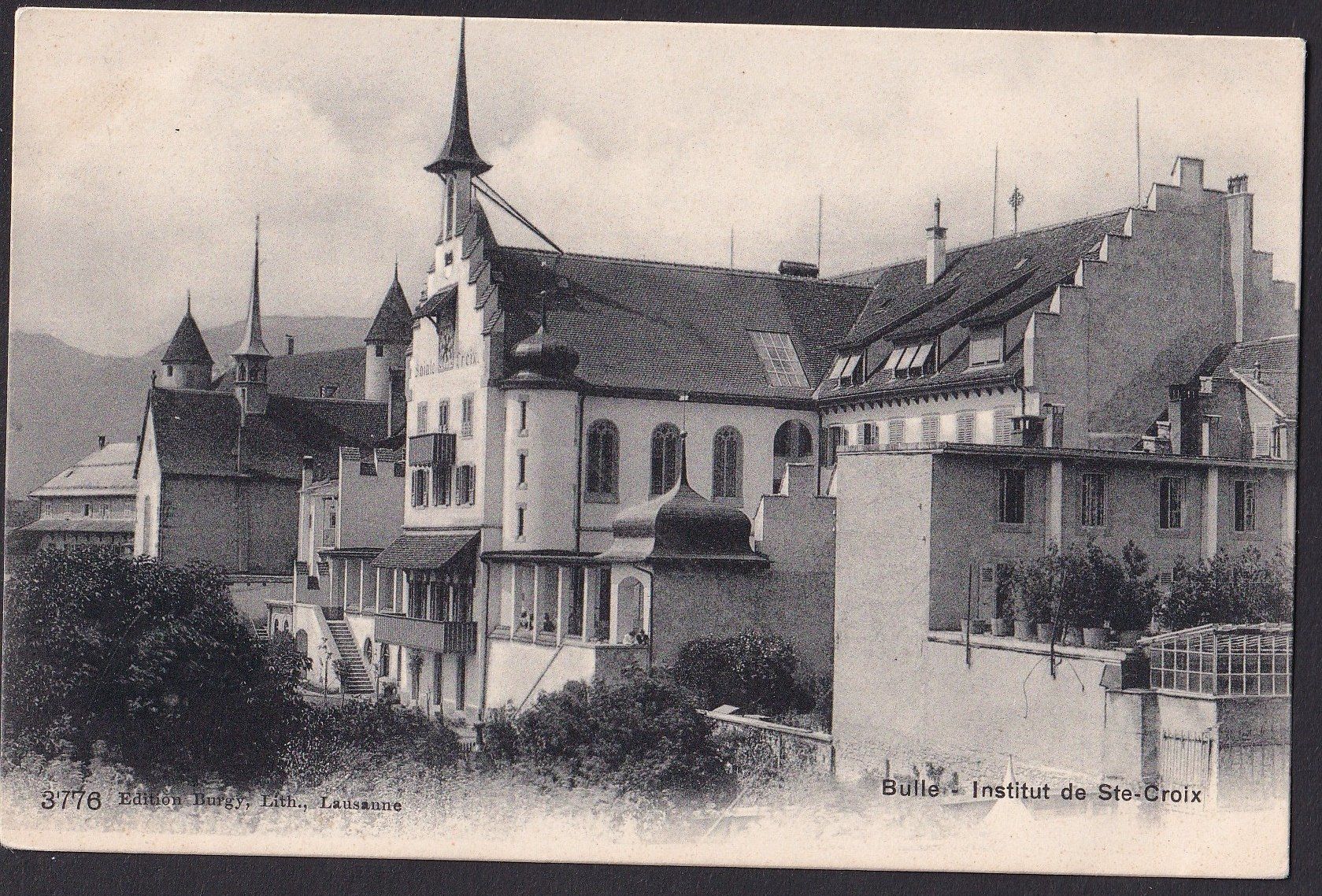 Cartoline postali: Bulle Institut de Ste Croix – Usato da Olten venduto da clotaldi