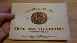 Album Fête des Vignerons Vevey 1927