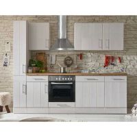 413 Küchenzeile Singleküche 250cm weiss - Küche Einbauküche