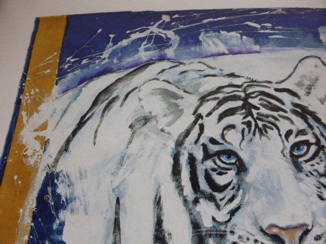 Grafica & Litografie: Rolf Knie 3 weisse Tiger – Usato da Hitzkirch venduto da kleinerbaer01 3