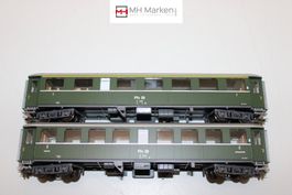 BEMO 3260 118/112 Rhätische Bahn RhB Stahlwagen DC H0m OVP