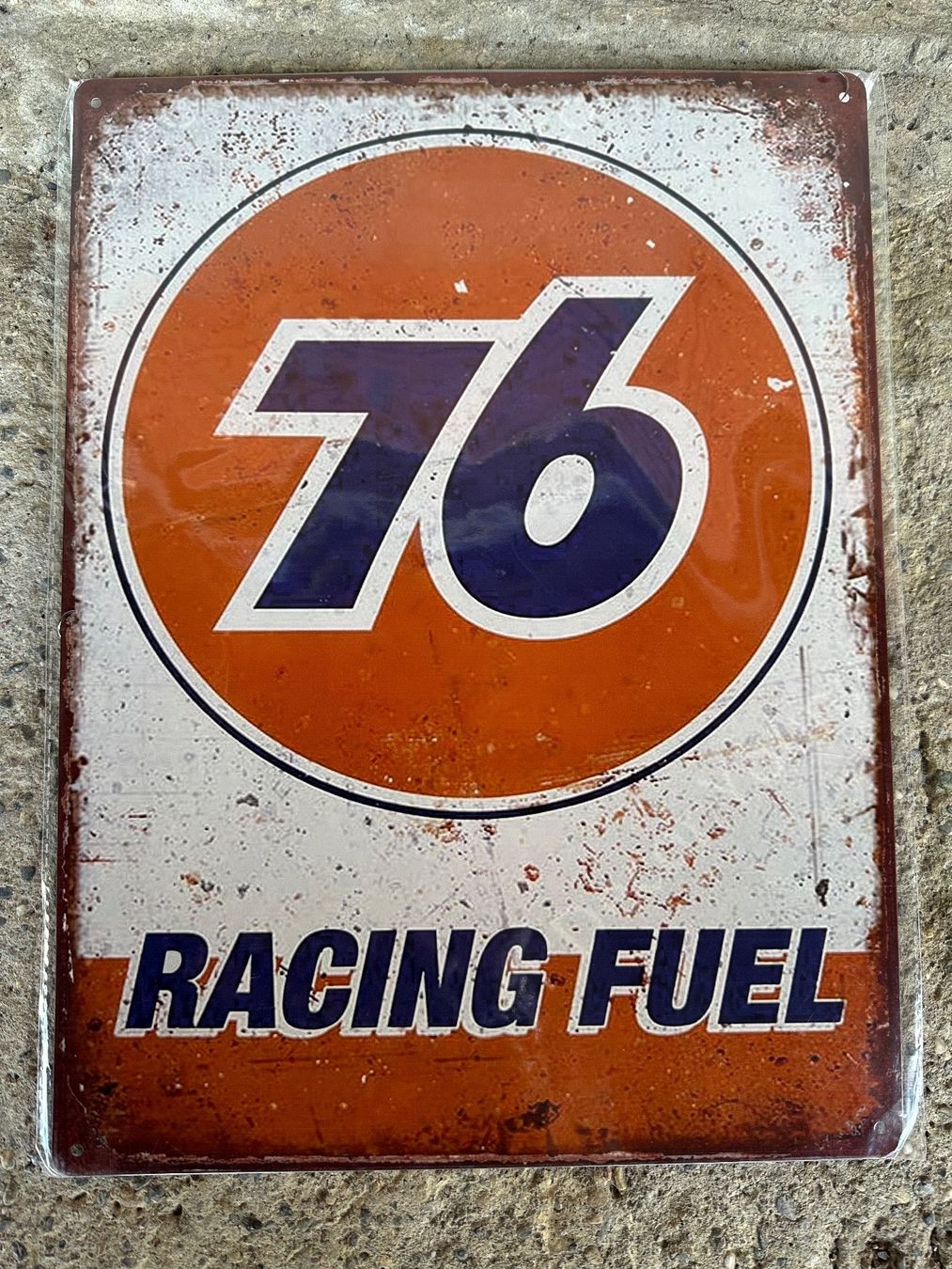 Insegne: 76 racing fuel Tankstelle benzin – Nuovo (secondo la descrizione) da Reinach AG venduto da rares75