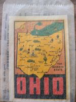 Lindgren-Turner Co. Abziehbild OHIO Buckeye Original Verp.