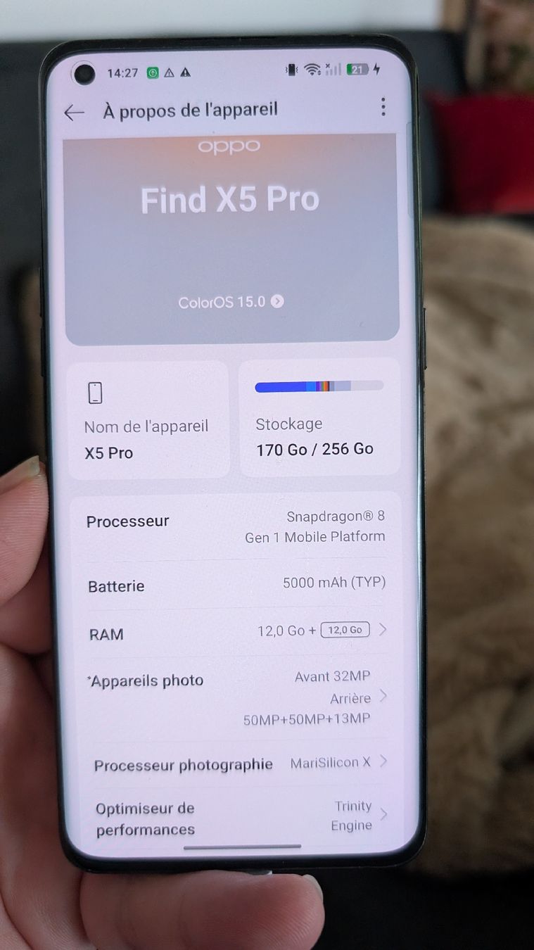 Oppo Handys / Smartphones: Oppo Find X3 pro – Gebraucht aus Arzier-Le Muids von fredevio 5