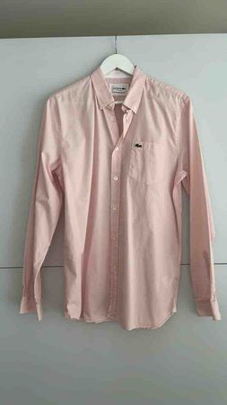 Lacoste Hemd langarm rosa Grösse M neuer Zustand
