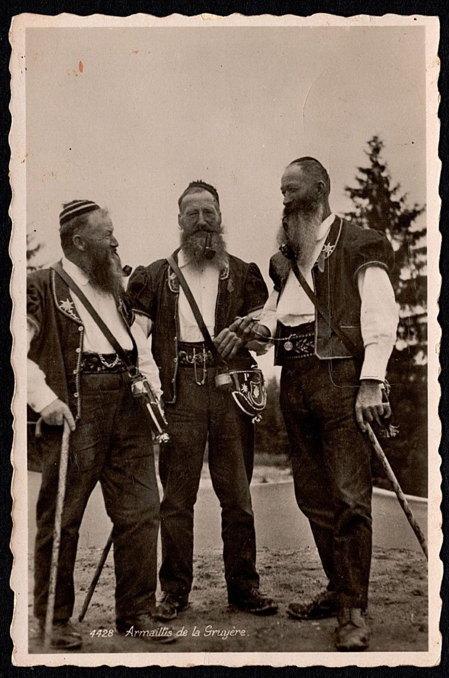 Cartes postales: 1938_AK Greyerzer Tracht – D'occasion à Thun par Nissan