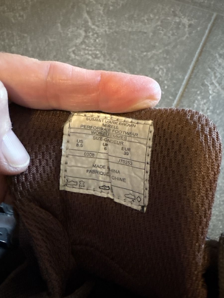 Merrell Herrenschuhe: Wanderschuhe Merrell Summit braun Grösse 39 gebraucht – Gebraucht aus Arboldswil von Leti4 2