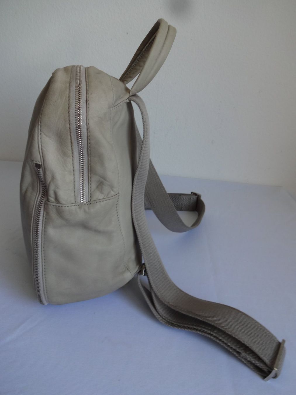 Mandarina Duck Zaini: Orig. "" Mandarina & Duck "" Echtleder Rucksack – Usato da Frauenfeld venduto da Jahy 3