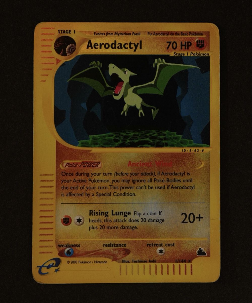 Pokémon Carte collezionabili: Aerodactyl #1 reverse holo ENG – Usato da Giubiasco venduto da kbo_zw7k