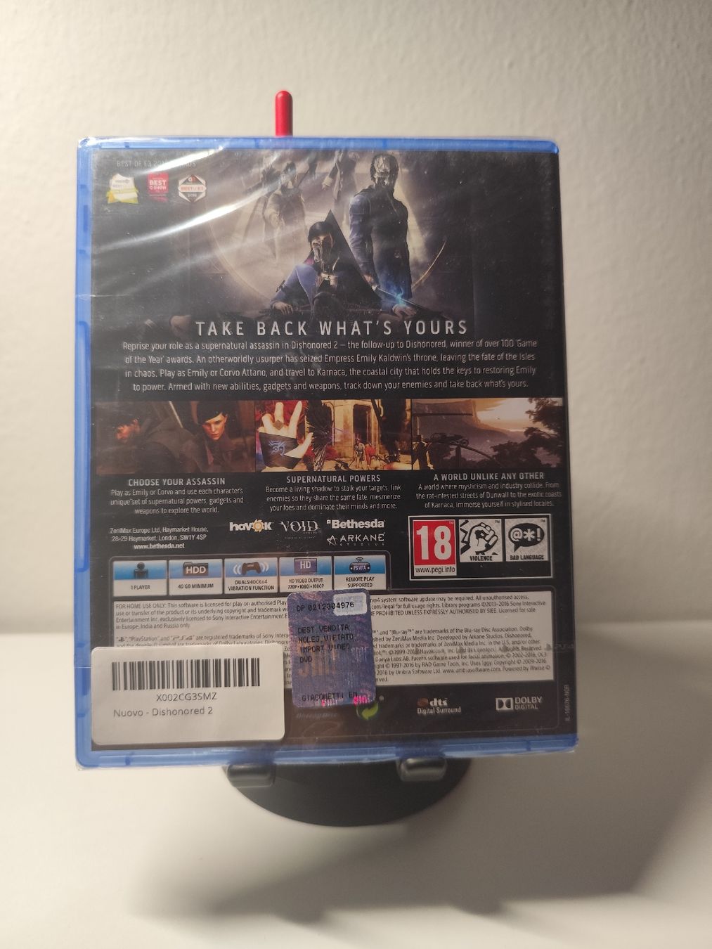 Giochi: Nuovo Dishonored 2 PS4 SEALED NEW – Nuovo (secondo la descrizione) da S. Vittore venduto da GamesAndCards95 1