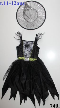 Costume sorcière / Hexe t. 11 - 12 ans