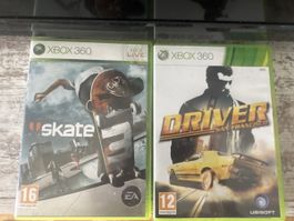 Xbox 360 Spiele Skate 3 und Driver San Francisco Set