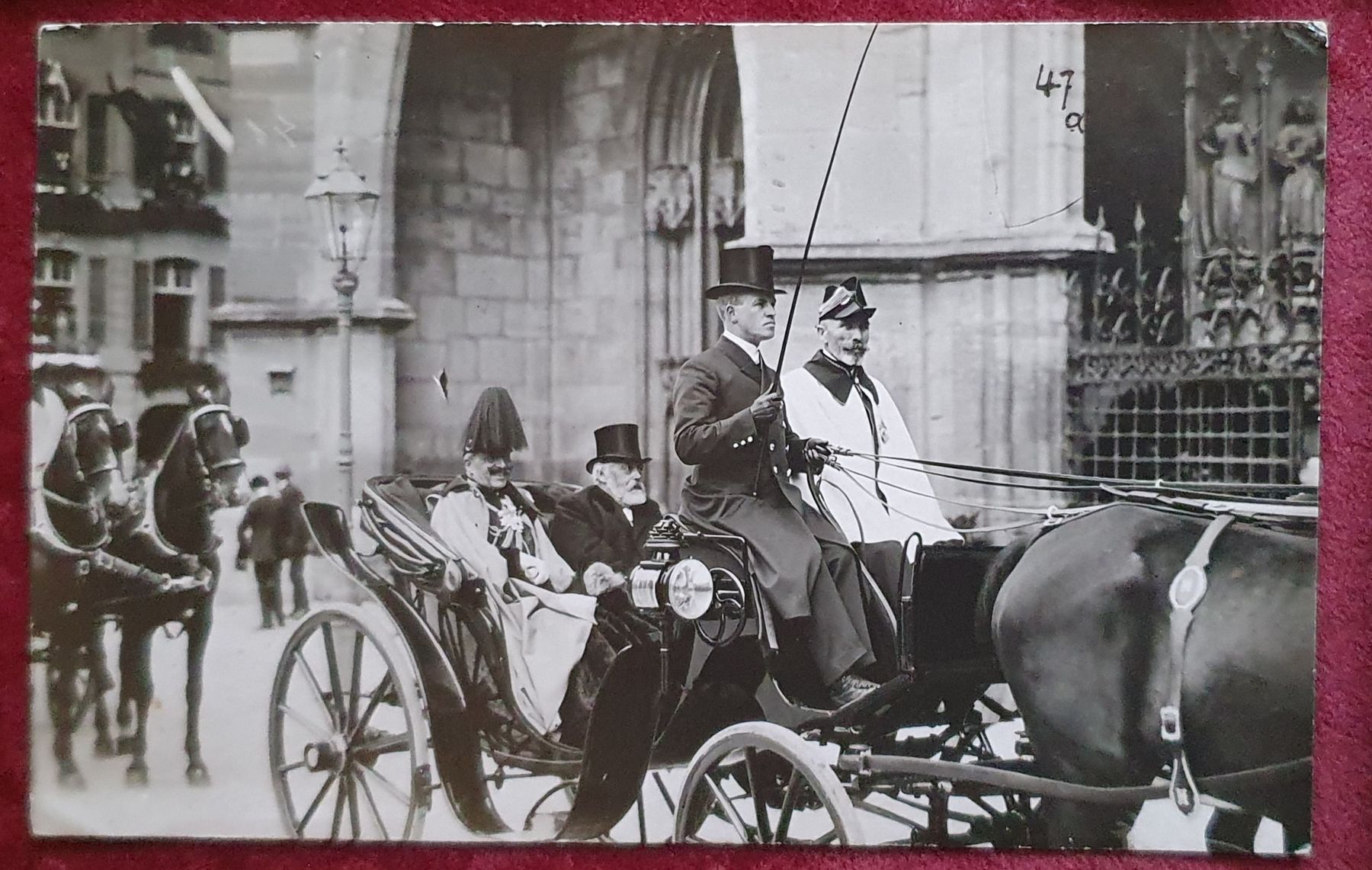 Cartoline postali: 4 Ansichtskarten, Kaiser Wilhelm II – Usato da Kreuzlingen venduto da Rschweiz1 3