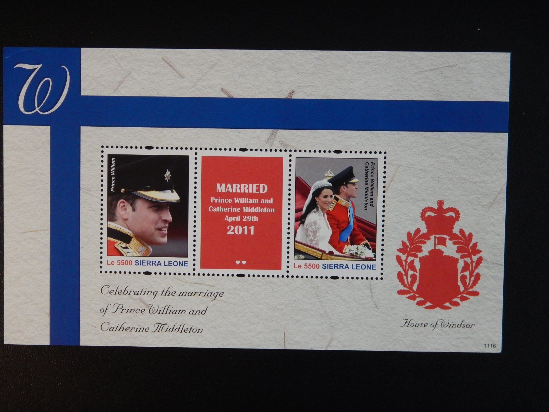 Tutti i francobolli: Sierra Leone Royal Wedding 2011 ** – Usato da Zürich venduto da Muehlekauf