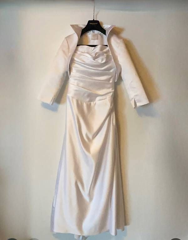 Vestiti: Schlichtes, elegantes Brautkleid Gr. 34/36 – Usato da Zürich venduto da tanky 1