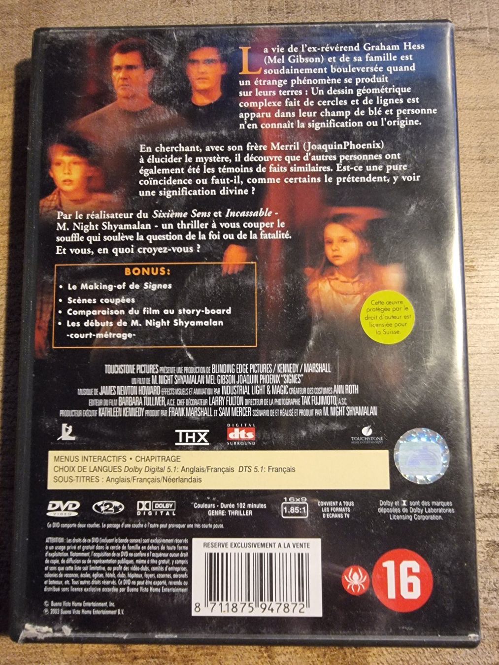 Alle DVDs: Signes (Mel Gibson) – Gebraucht aus Chavannes-près-Renens von XWR4 1