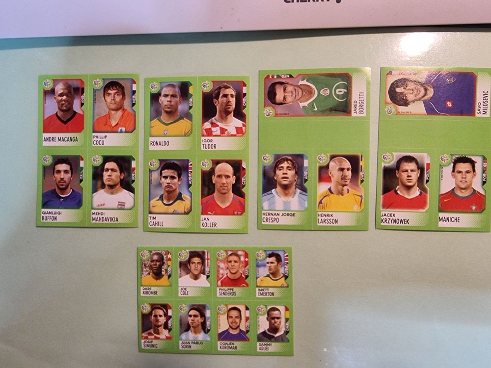 Ministickers Panini Coupe Du Monde 2006 – Thuram + 3 Autres – Allemagne