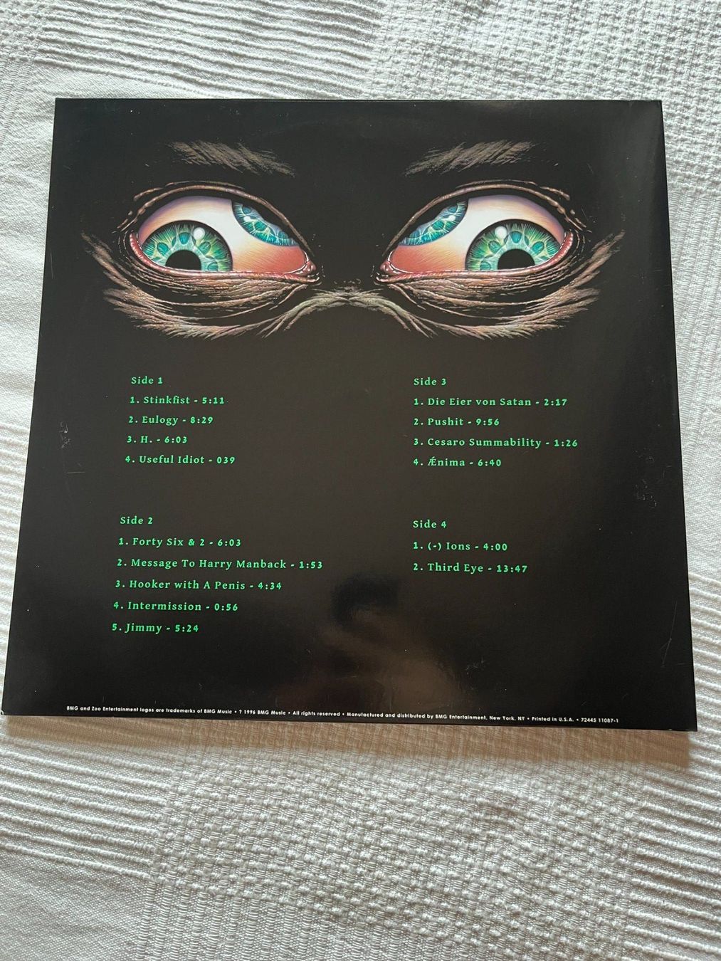 Schallplatten: Tool - Ænima (Aenima) 2x Vinyl LP blue translucent – Gebraucht aus Effretikon von ChrisLamberger 2