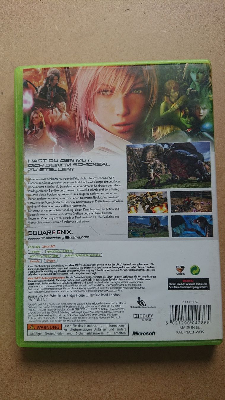 Giochi: Final Fantasy XIII – Usato da Chur venduto da FreakofRarity 1