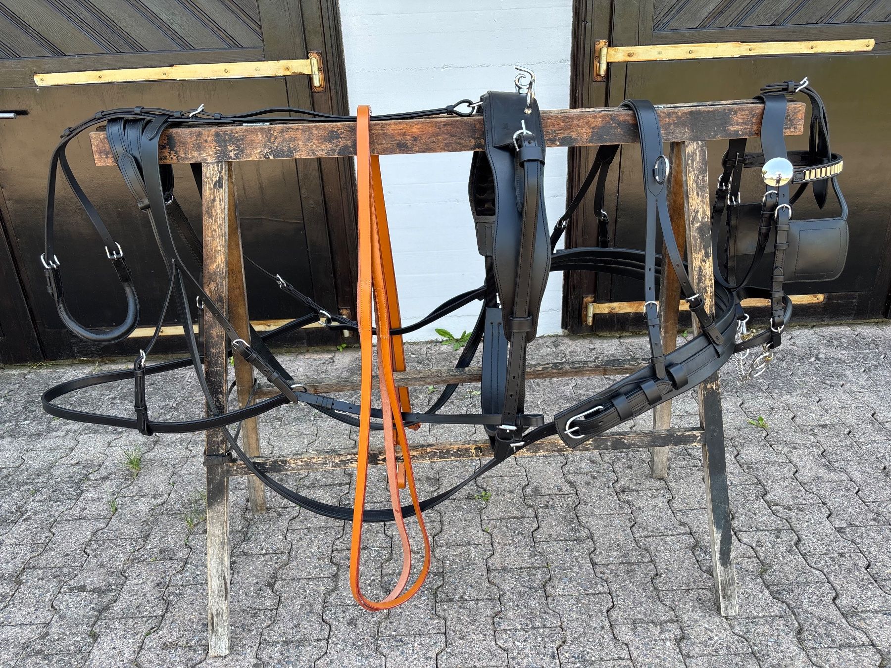 Carrozze: schönes einspänniges Brustblattgeschirr – Usato da Feldbach venduto da Fea1 6
