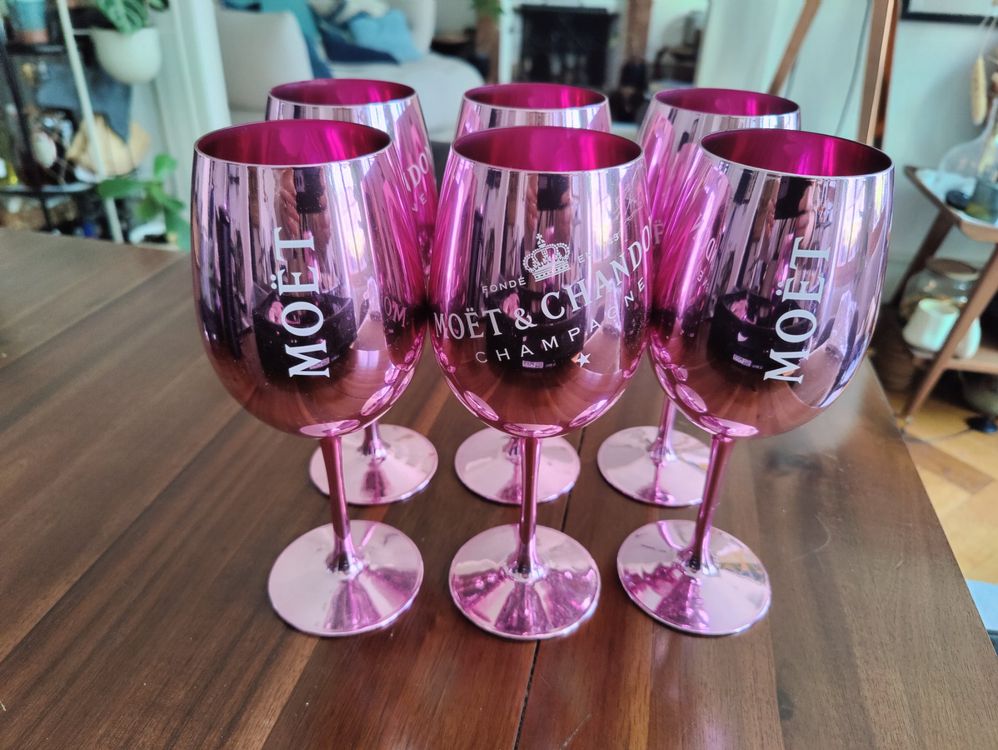Bicchieri Champagne MO&Euml;T &amp; CHANDON Ibiza - Edizione Limitata Oro Rosa